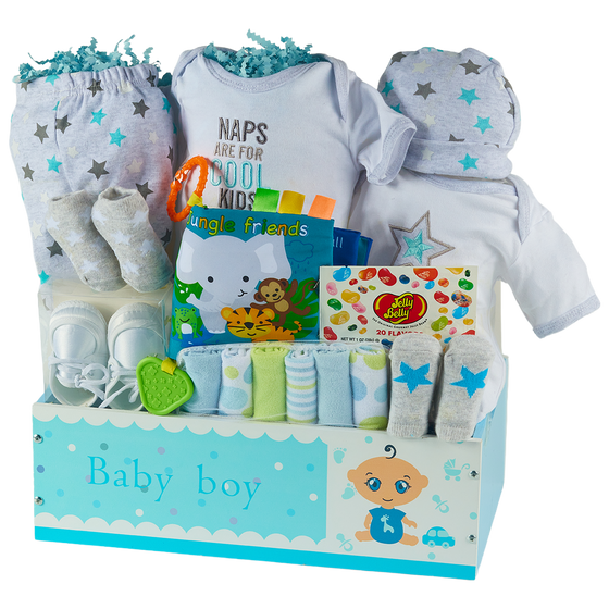 WOODEN TOTE W/ DRAWER (BOY)