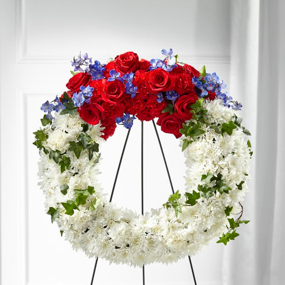 Patriotic Passion Wreath - S5309