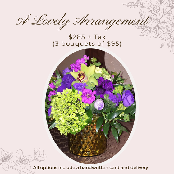 3 Month Flower Club - Lovely Arangement