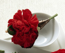  Red Carnation Boutonniere - W54-4750